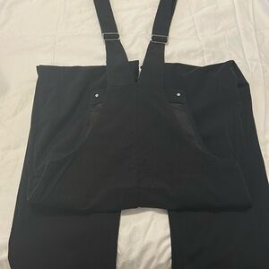 Black corduroy Overalls